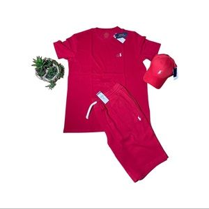 Red Ralph Lauren Polo Shorts